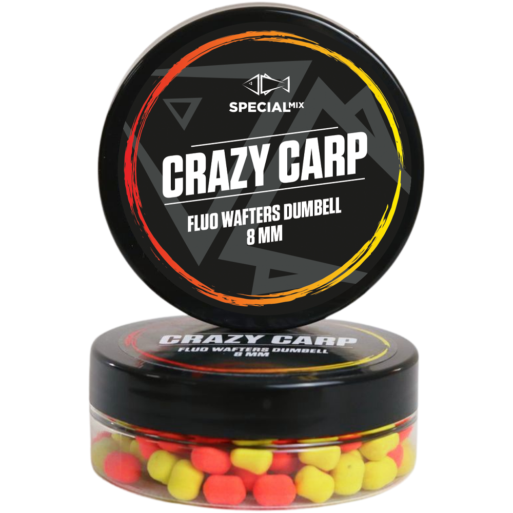 Fluo Wafters Dumbell 8 mm Crazy Carp