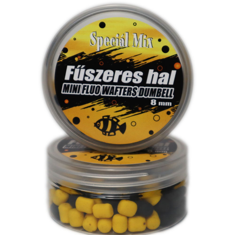 8 mm FŰSZERES HAL Fluo Wafters Dumbell