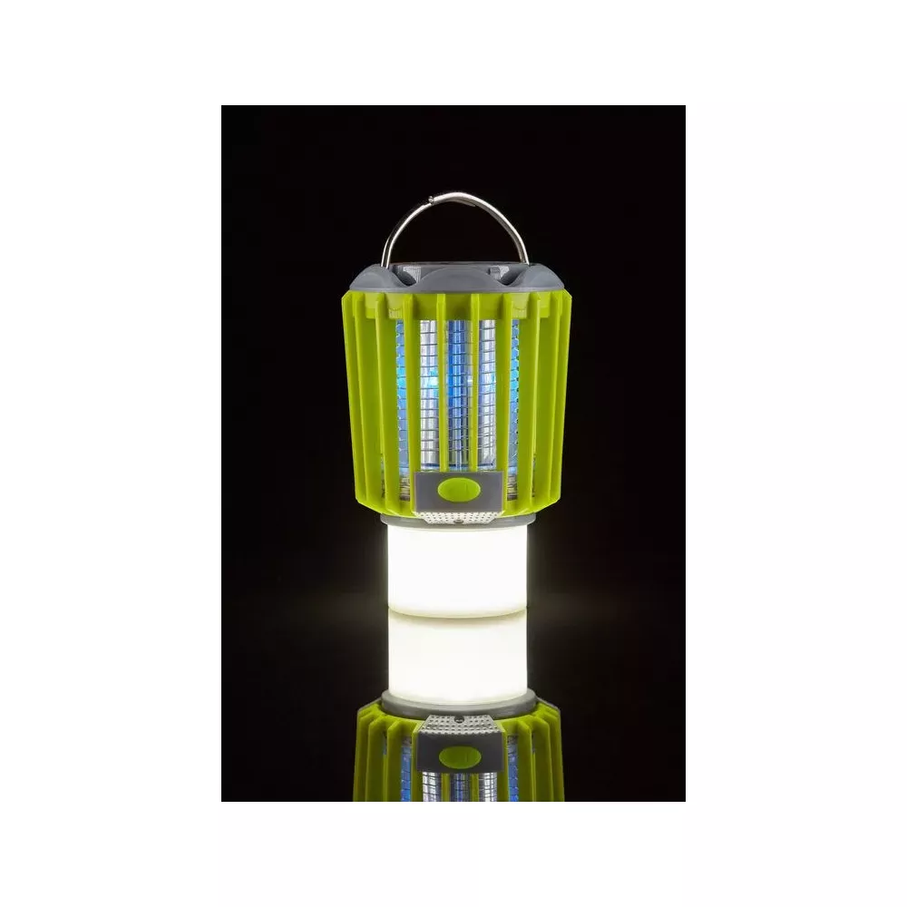 Asalite Prémium Akkumulátoros Kemping Lámpa+Rovarcsapda 4,5W+4,5W+2,5W(350 lm)