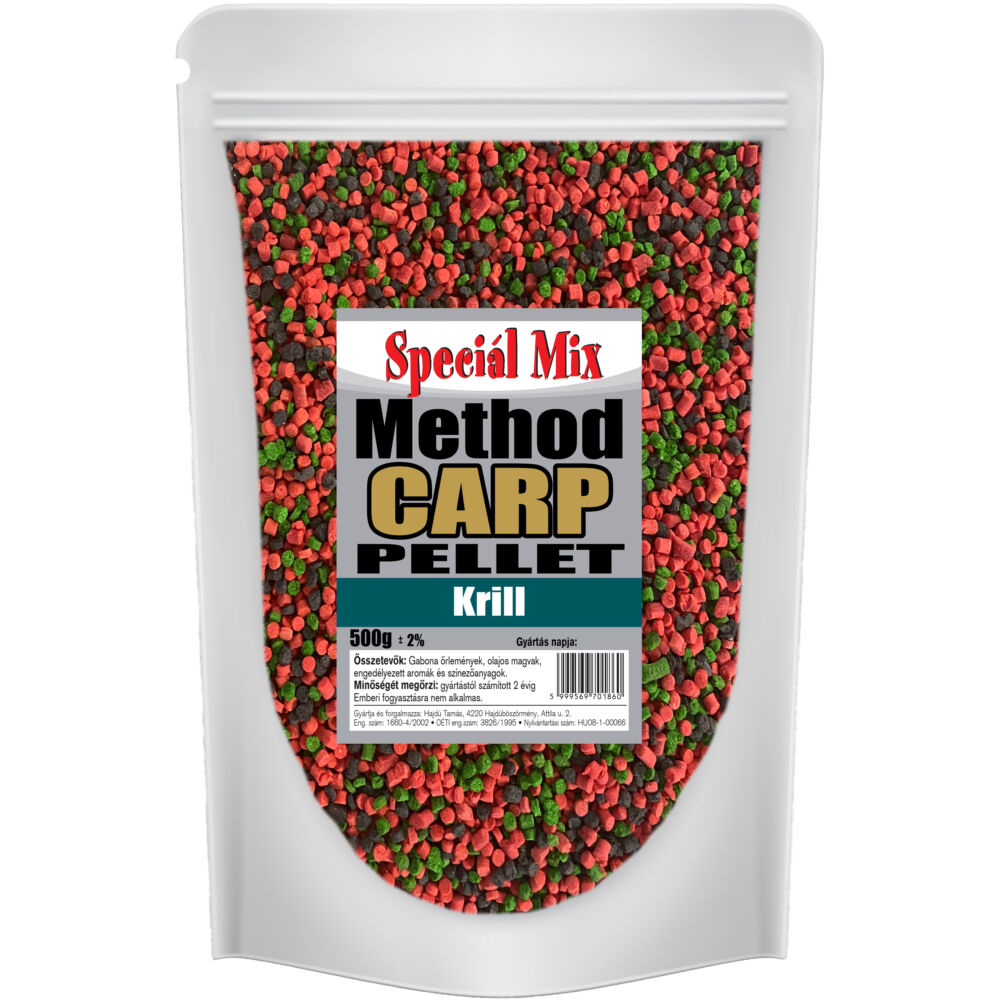 Speciál Mix Method Carp Pellet Krill