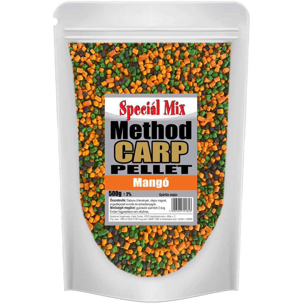 Speciál Mix Method Carp Pellet Mangó