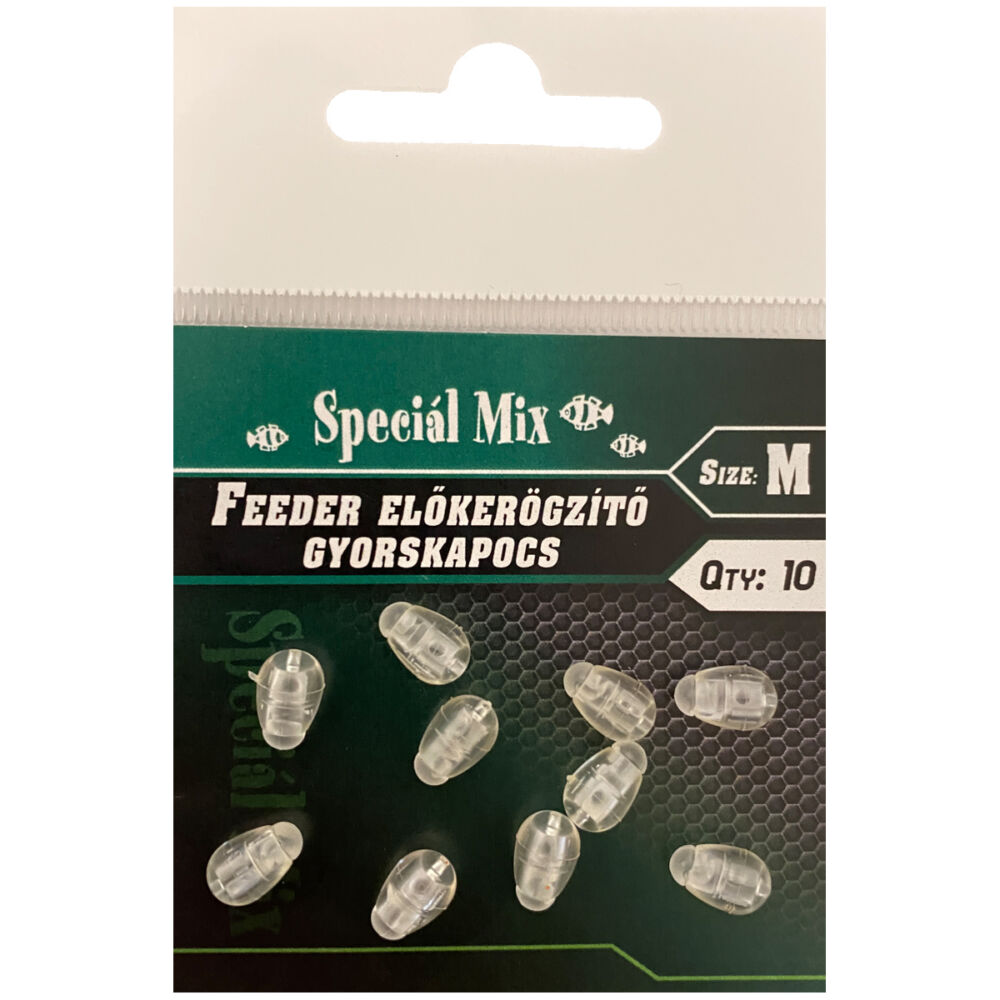 Speciál mix Átlátszó feeder előkerögzítő és ütköző 