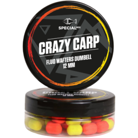 Speciál mix Fluo Wafters Dumbell 12 mm Crazy Carp