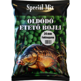 Speciál mix 24 mm-es Oldódó Etető Bojli FOKHAGYMA