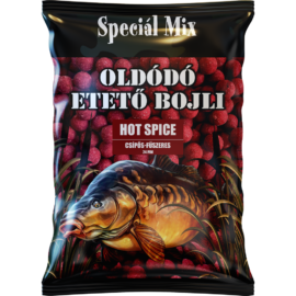 Speciál mix Oldódó Etető Bojli 24 mm Hot Spice