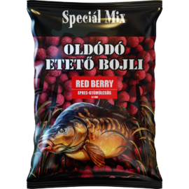 Speciál mix Oldódó Etető Bojli 24 mm Red Berry