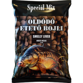 Speciál mix Oldódó Etető Bojli 24 mm Smelly Liver