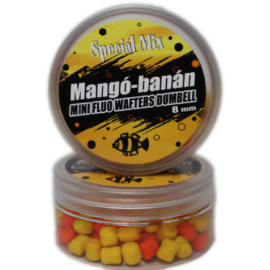 8 mm MANGÓ-BANÁN Fluo Wafters Dumbell