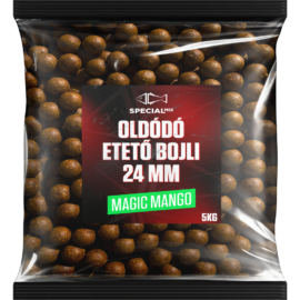 Speciál mix Oldódó Etető Bojli 24 mm Magic Mango 5 kg