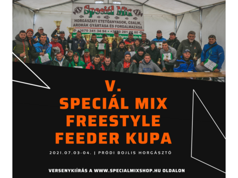 V. Speciál Mix Páros Freestyle Feeder Kupa Versenykiírás