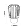 Asalite Prémium Akkumulátoros Kemping Lámpa+Rovarcsapda 4,5W+4,5W+2,5W(350 lm)