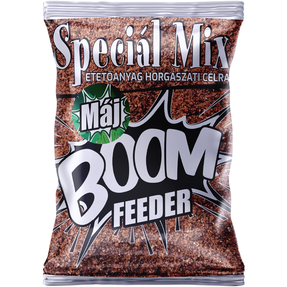 Speciál mix BOOM FEEDER Előre kevert MÁJ etetőanyag