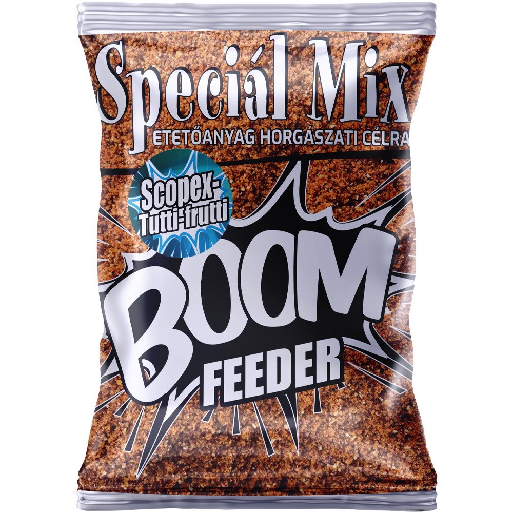 Speciál mix BOOM FEEDER Előre kevert SCOPEX-TUTTI FRUTTI etetőanyag