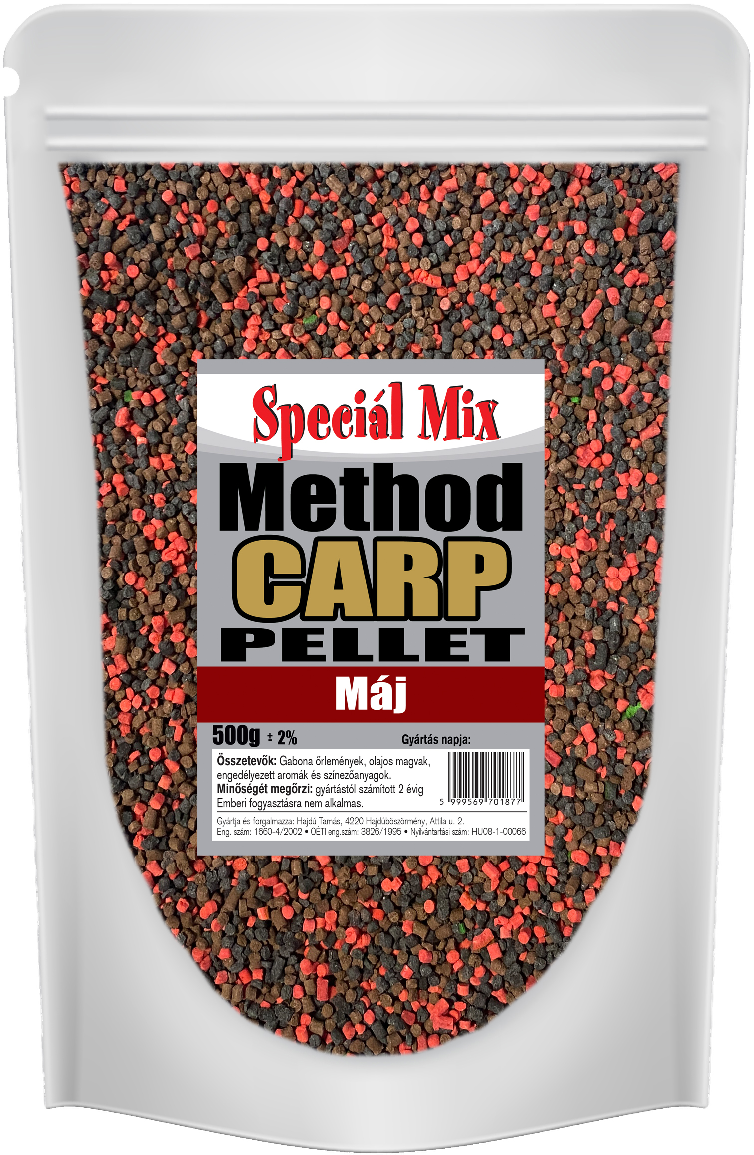 Speciál Mix Method Carp Pellet Máj