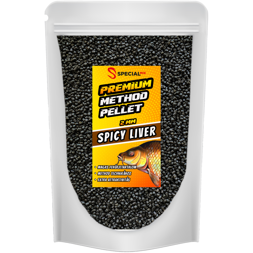 Speciál mix Prémium Method Pellet SPICY LIVER